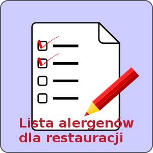 Lista alergenów dla restauracji – do pobrania